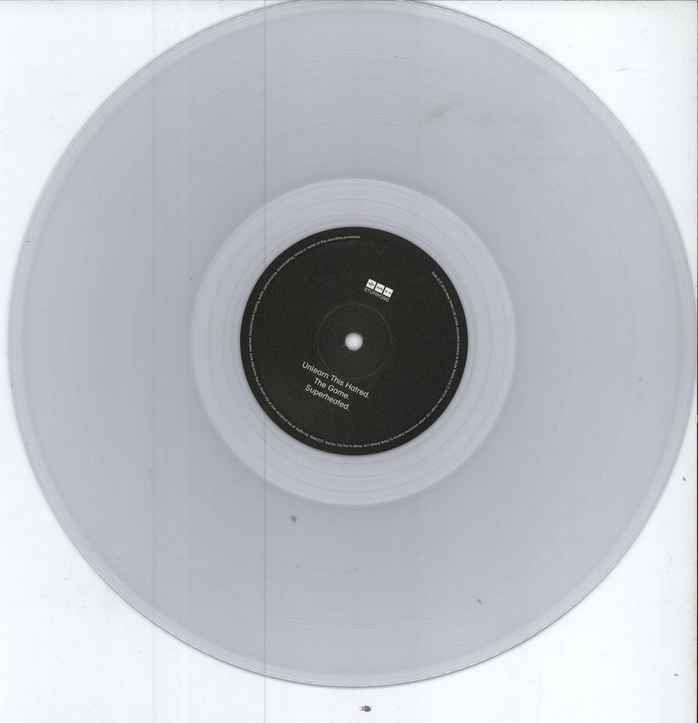 New Order Music Complete - Clear Vinyl UK 2-LP vinyl record set (Double LP Album) 5051083095648