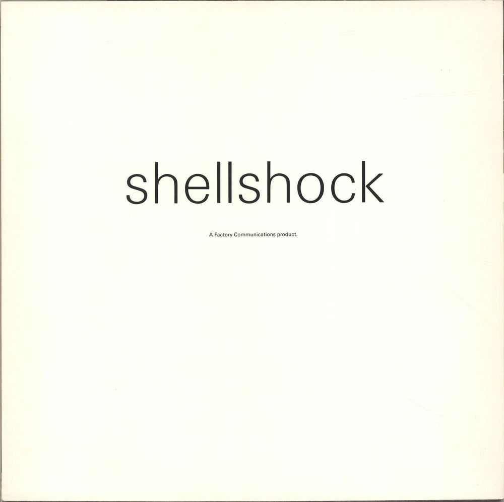 New Order Shellshock UK 12" vinyl single (12 inch record / Maxi-single)