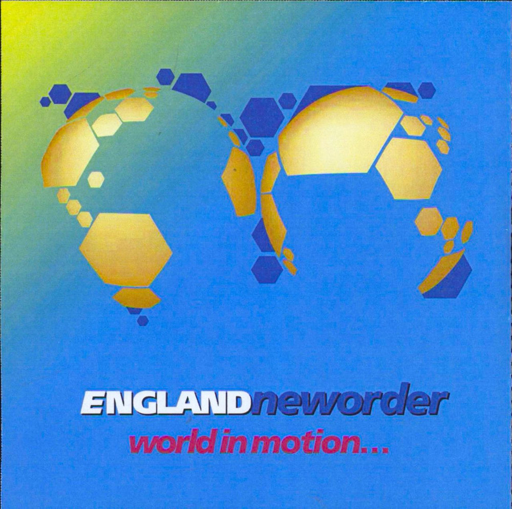 New Order World In Motion UK Promo CD-R acetate CD-R