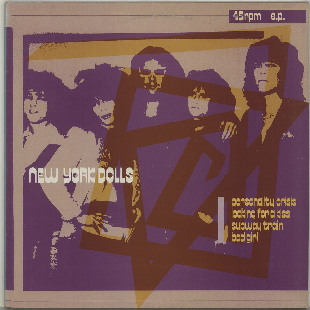 New York Dolls Personality Crisis French 12" vinyl single (12 inch record / Maxi-single) ERA013-12