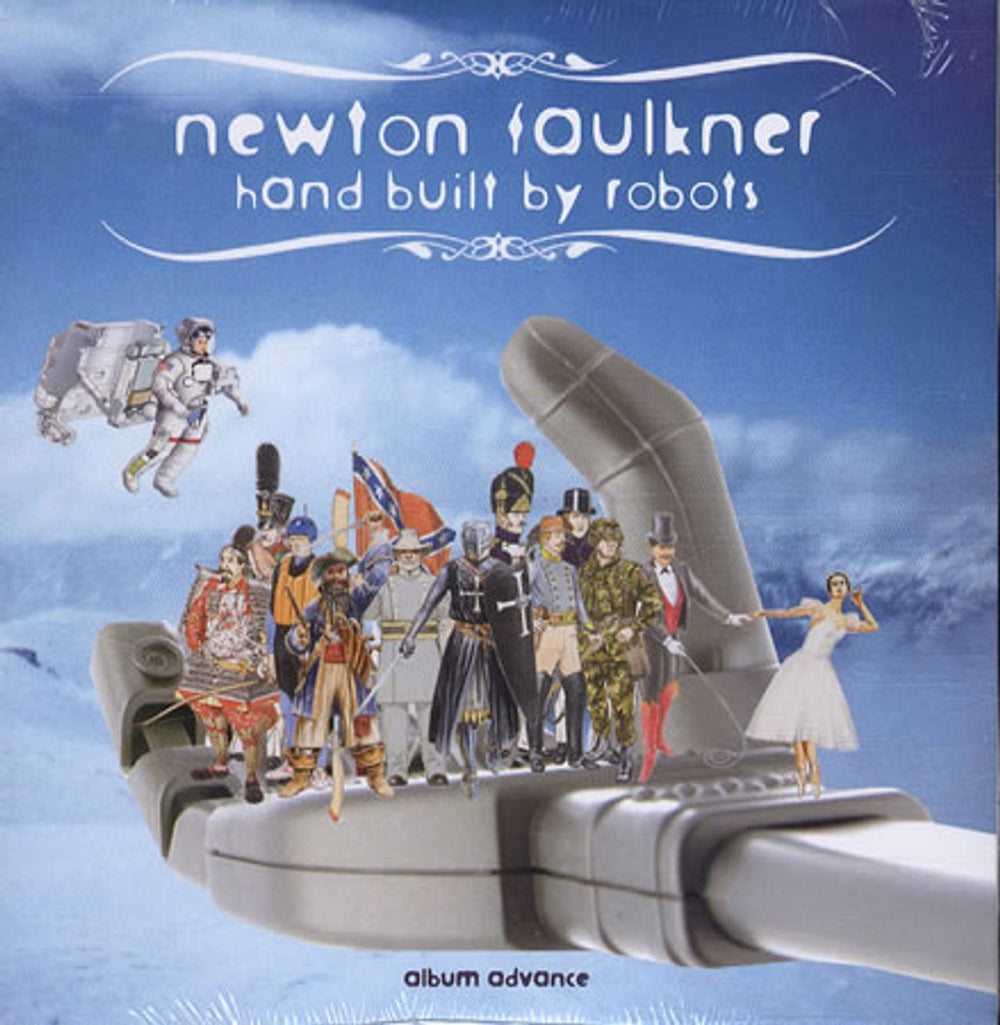 Newton Faulkner Hand Built By Robots + Tour Sampler US Promo 2 CD album set (Double CD) 88697227162/88697400652