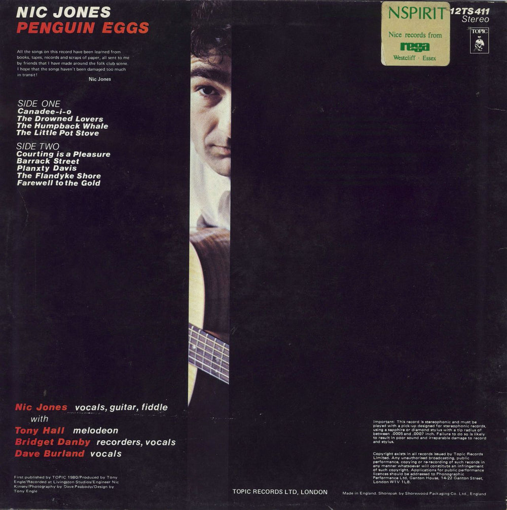 Nic Jones Penguin Eggs UK vinyl LP album (LP record)