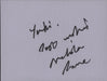 Nicholas Lowe Page From An Autograph Book UK memorabilia AUTOGRAPH