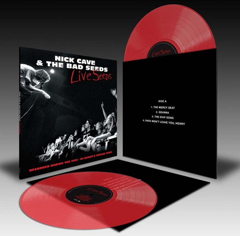 Nick Cave Live Seeds - RSD 2022 - Etched Red Vinyl - Sealed UK 2-LP vinyl record set (Double LP Album)