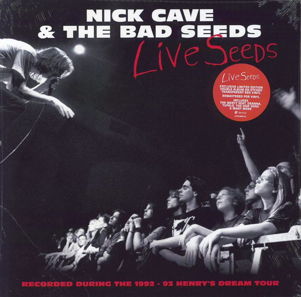 Nick Cave Live Seeds - RSD 2022 - Etched Red Vinyl - Sealed UK 2-LP vinyl record set (Double LP Album) LPSTUMM122