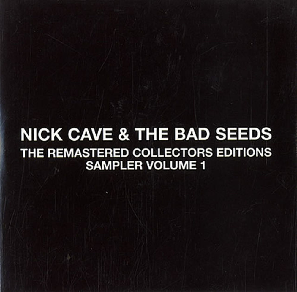 Nick Cave The Remastered Collectors Editions Sampler Volume 1 UK Promo CD single (CD5 / 5") PSEEDSCD1