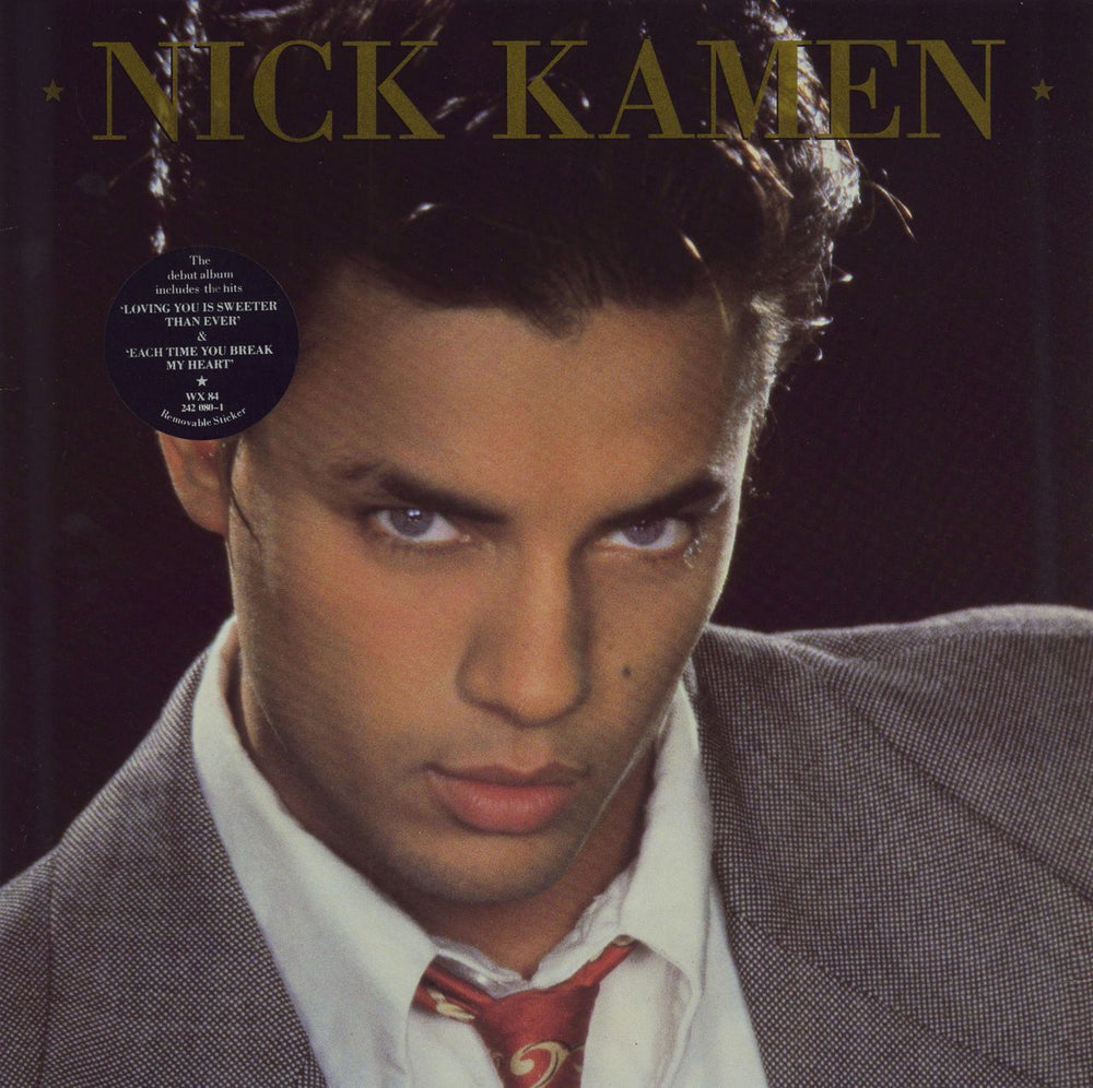 Nick Kamen Nick Kamen - Hype Sticker UK vinyl LP album (LP record) WX84