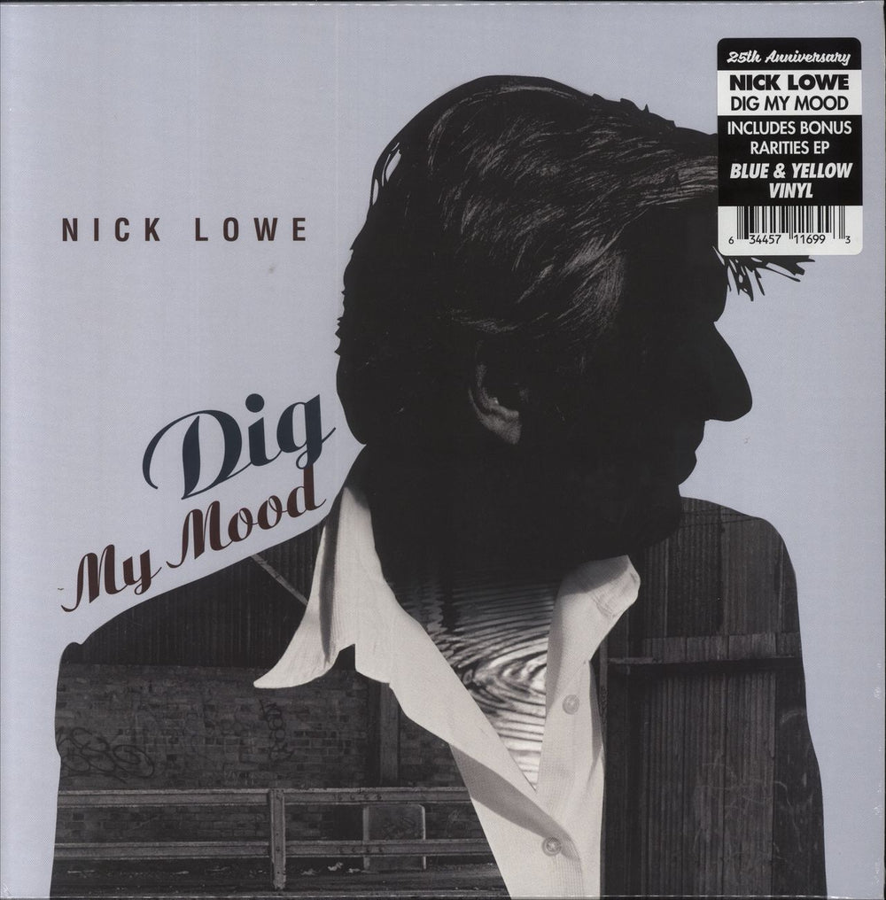 Nick Lowe Dig My Mood - Blue Vinyl + 10" Yellow Vinyl UK vinyl LP album (LP record) YEP-2635