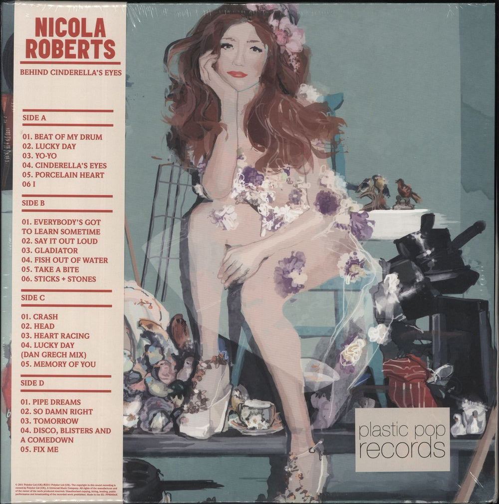 Nicola Roberts Behind Cinderella's Eyes - Clear Vinyl - Sealed UK 2-LP vinyl record set (Double LP Album) O9D2LBE816180