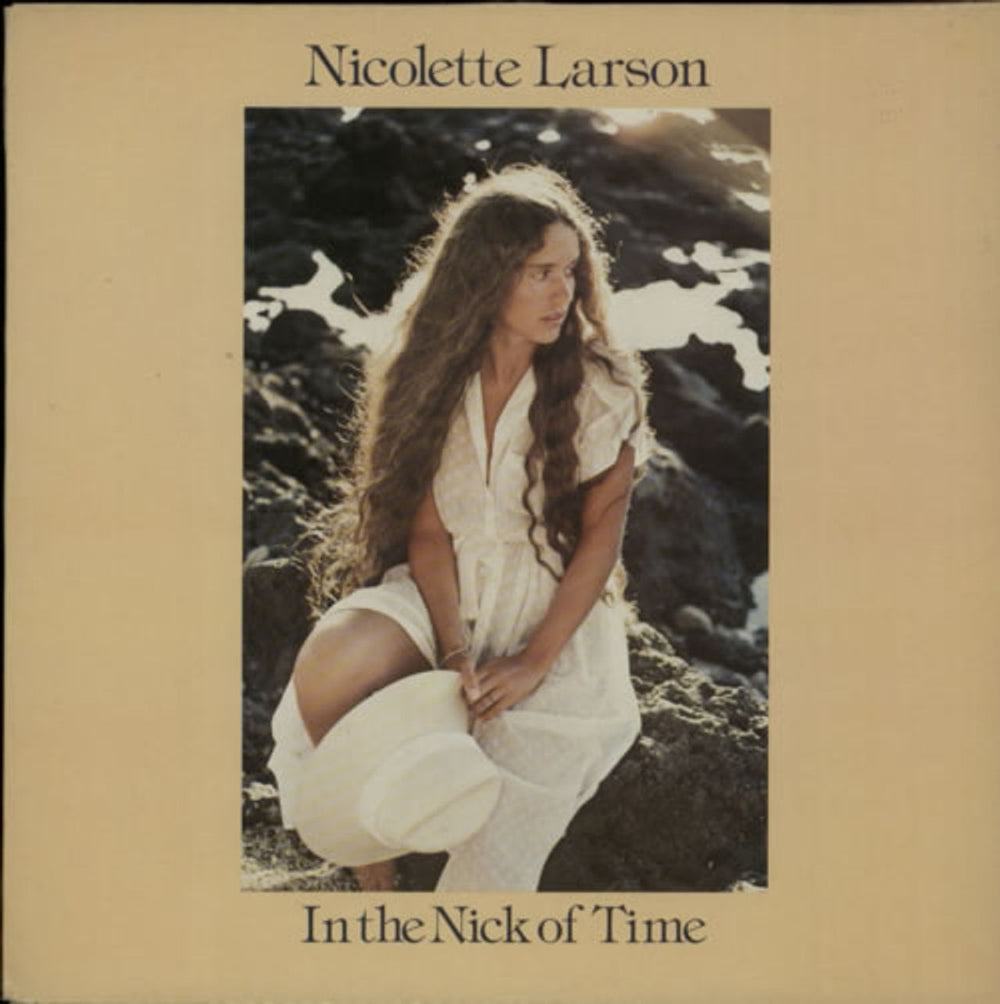 Nicolette Larson In The Nick Of Time UK vinyl LP album (LP record) K56750