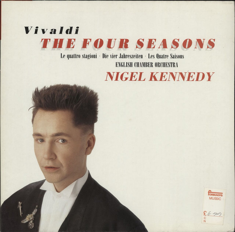 Nigel Kennedy Vivaldi: The Four Seasons UK vinyl LP album (LP record) EL7495571