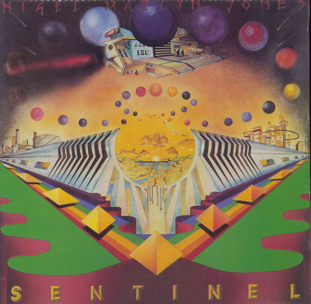 Nigel Mazlyn Jones Sentinel - EX UK vinyl LP album (LP record) AVA105