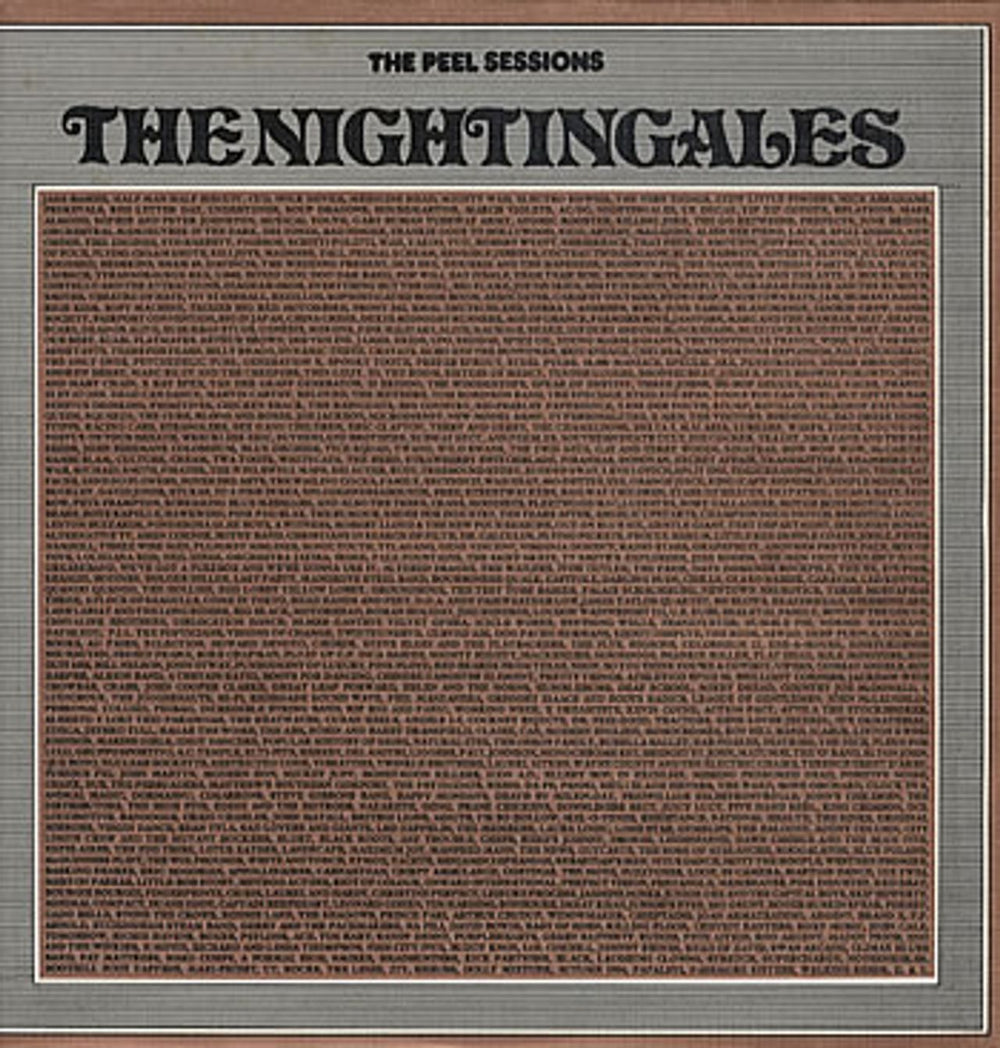 Nightingales The Peel Sessions UK 12" vinyl single (12 inch record / Maxi-single) SFPS052