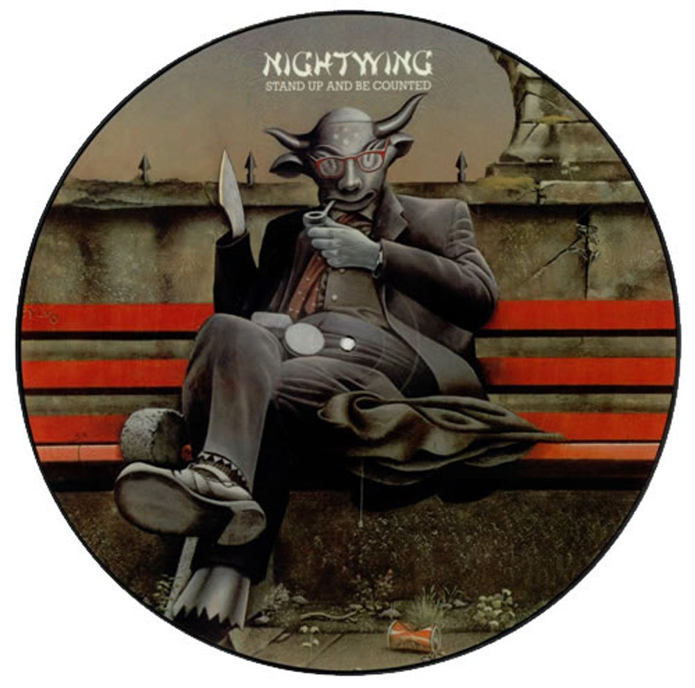 Nightwing Stand Up And Be Counted UK picture disc LP (vinyl picture disc album) PGULP1038