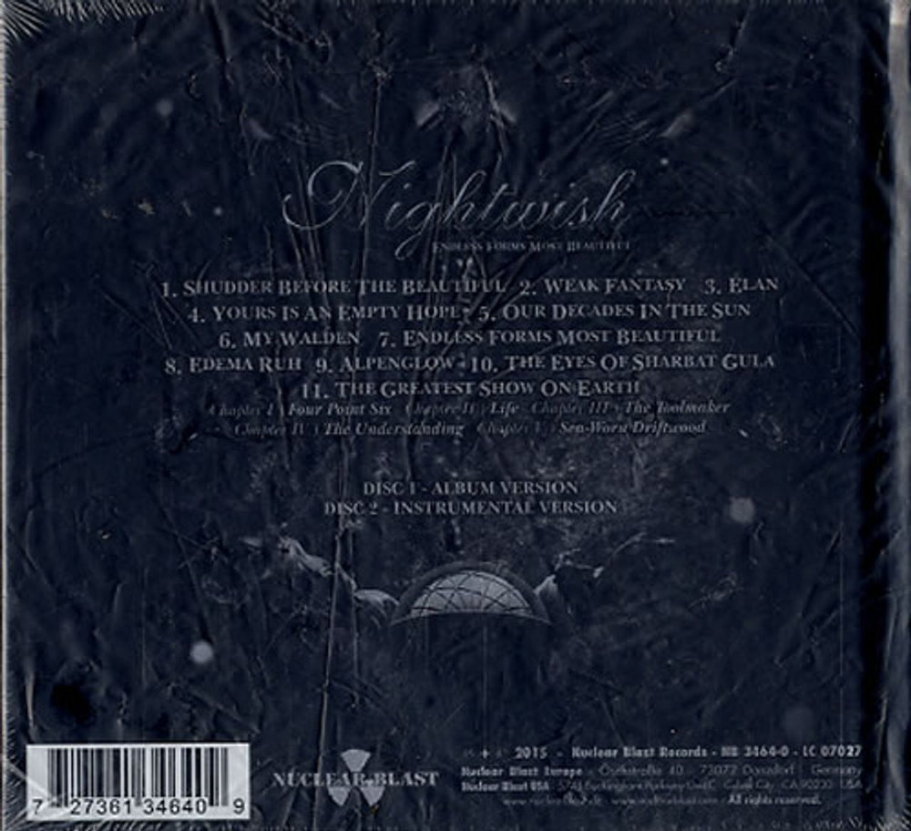 Nightwish Endless Forms Most Beautiful - Sealed UK 2 CD album set (Double CD) NIW2CEN628750