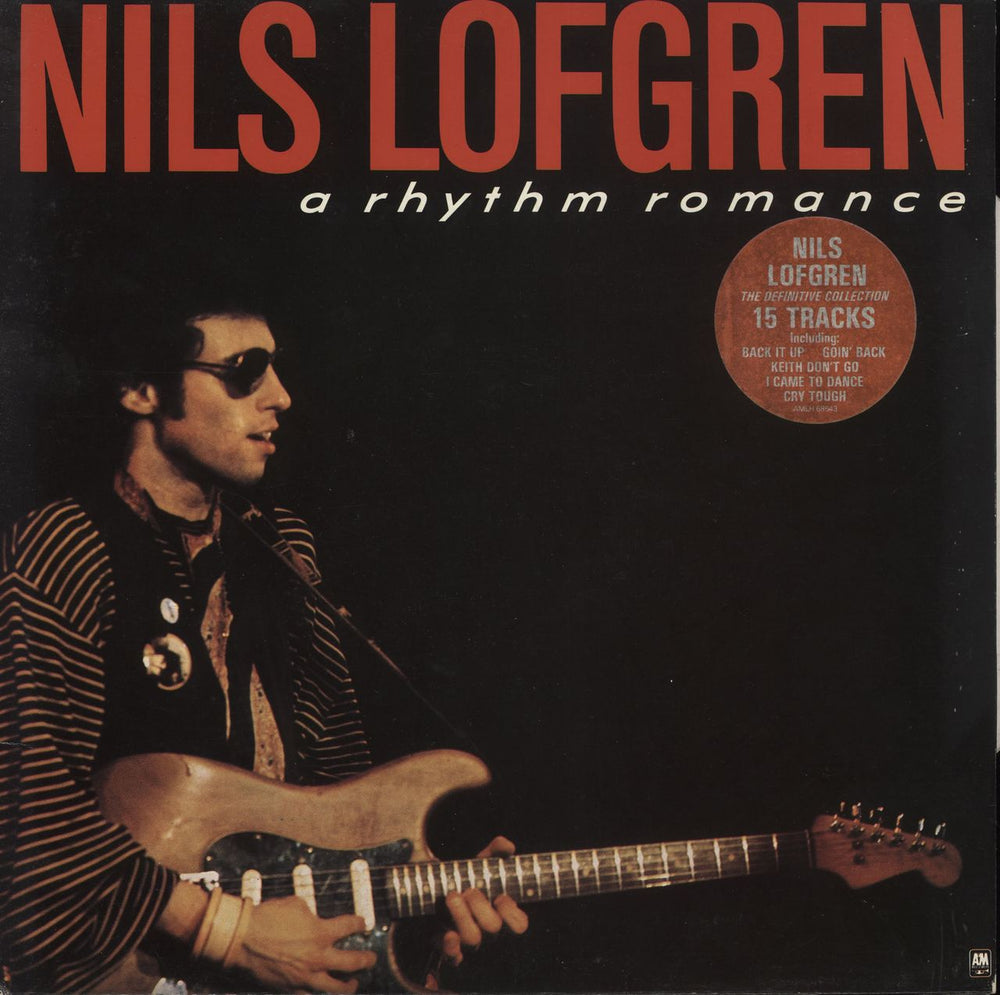 Nils Lofgren A Rhythm Romance - Promo Stamped UK vinyl LP album (LP record) AMLH68543