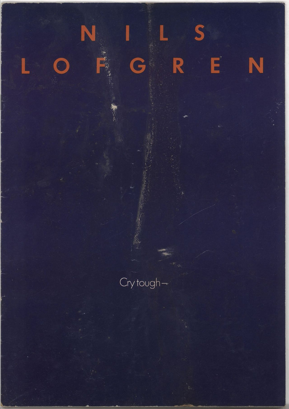 Nils Lofgren Cry Tough UK tour programme TOUR PROGRAMME