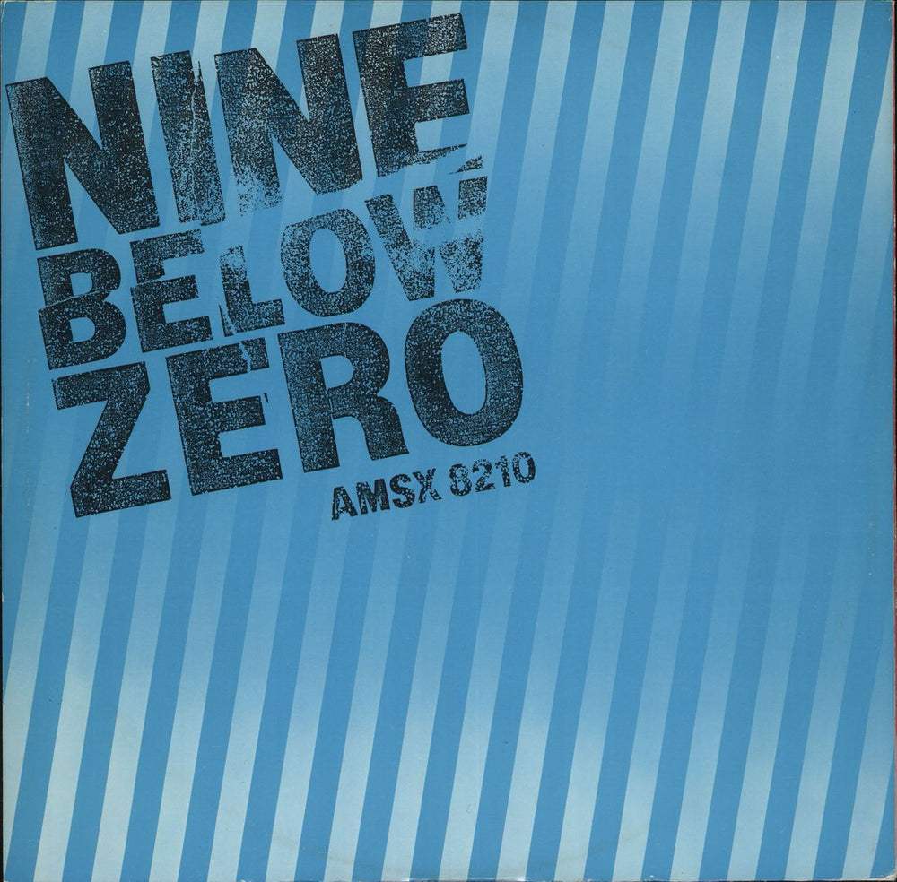 Nine Below Zero Wipe Away Your Kiss UK 12" vinyl single (12 inch record / Maxi-single)