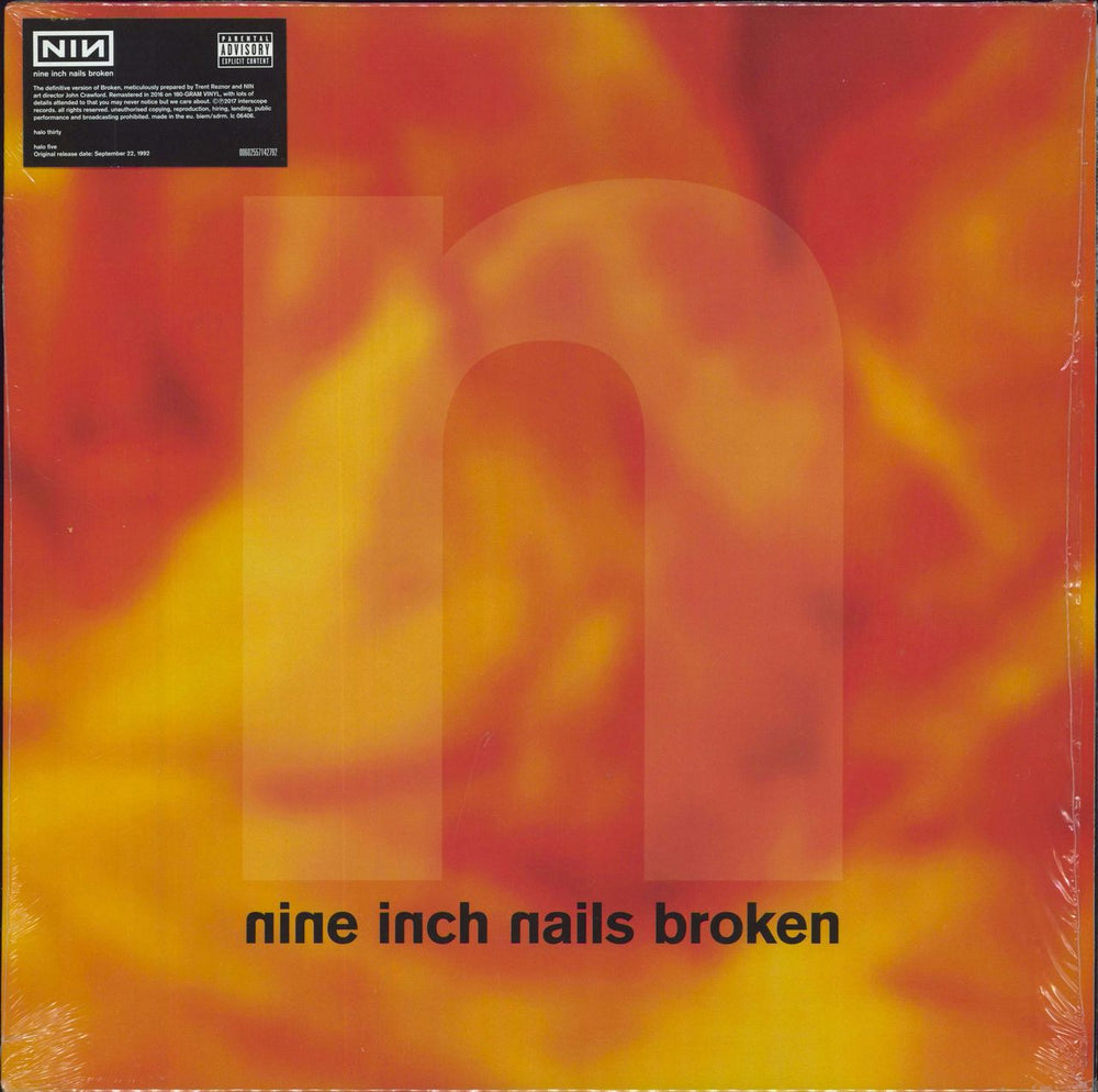 Nine Inch Nails Broken - 180gram + Bonus 7" + Shrink US vinyl LP album (LP record) B0025684-01