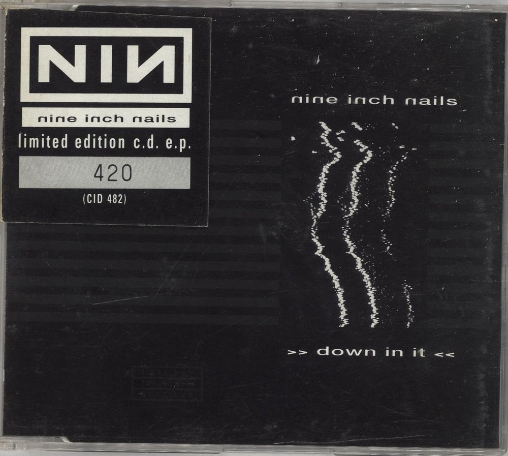 Nine Inch Nails Down In It - Numbered UK CD single (CD5 / 5") CID482