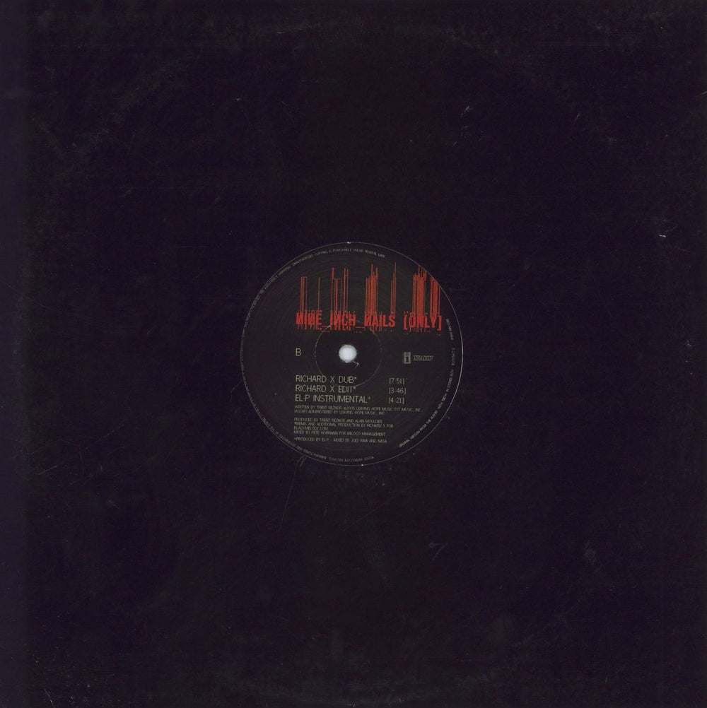 Nine Inch Nails Only US 12" vinyl single (12 inch record / Maxi-single) 602498855096