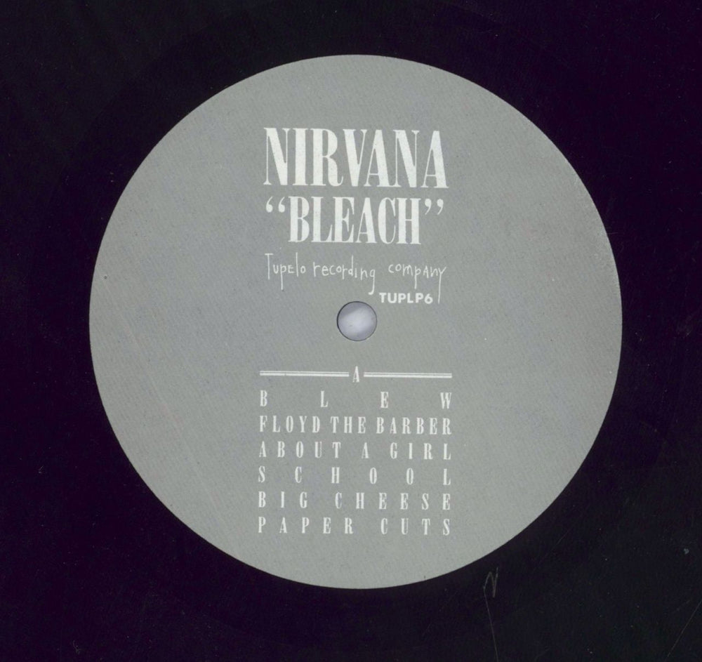 Nirvana (US) Bleach - VG UK vinyl LP album (LP record) 5018615200611