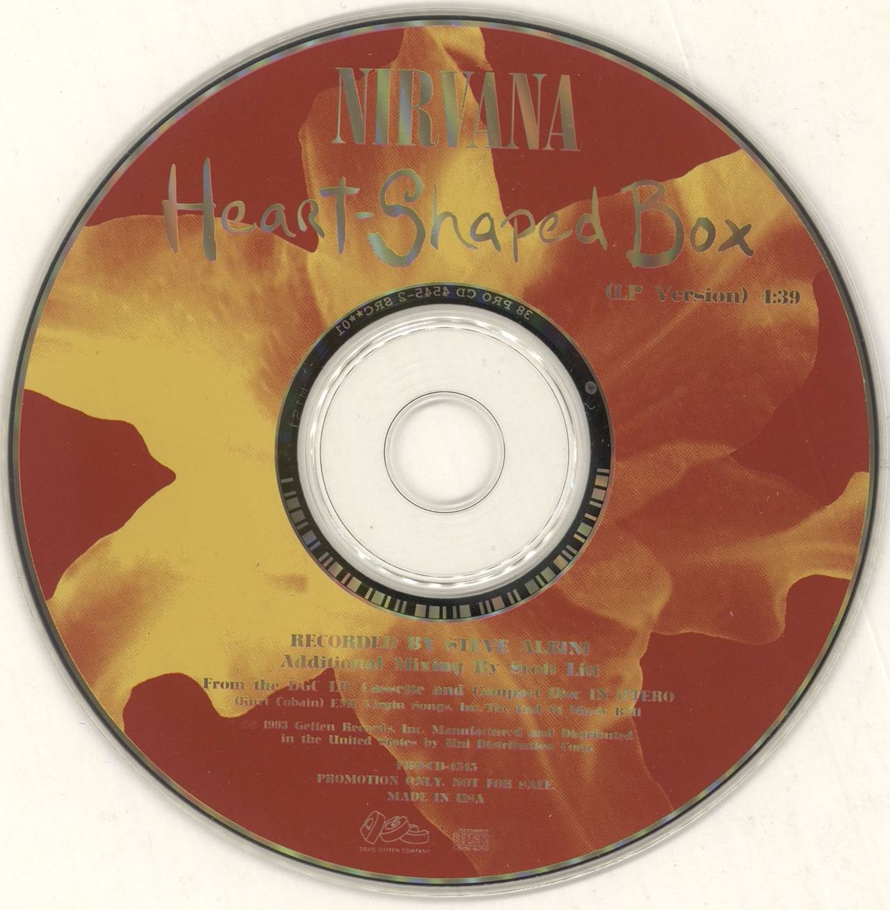 洋楽 Nirvana/Heart-Shaped Box(1993) Nirvana - HEART SHAPED BOX CD UK GEFFEN 1993 - Amazon.com Music