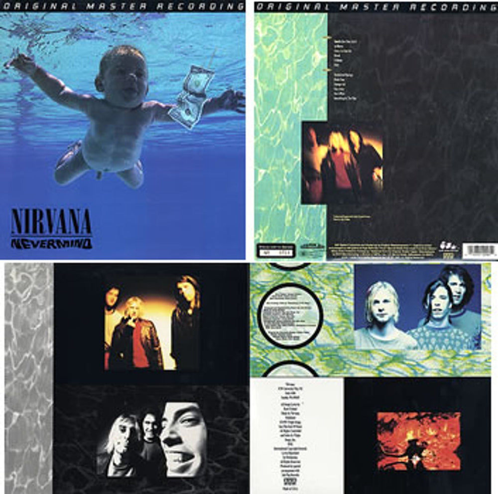 Nirvana (US) Nevermind - Numbered Mobile Fidelity US vinyl LP album (LP record) MFSL1-258