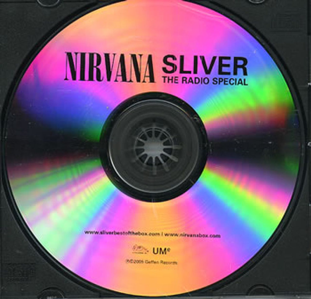 Nirvana (US) Sliver - The Radio Special US CD-R acetate NIRCRSL346406