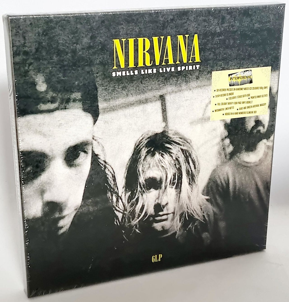 Nirvana (US) Smells Like Live Spirit - Sealed & Numbered Boxset UK Vinyl Box Set INTR6LP1002