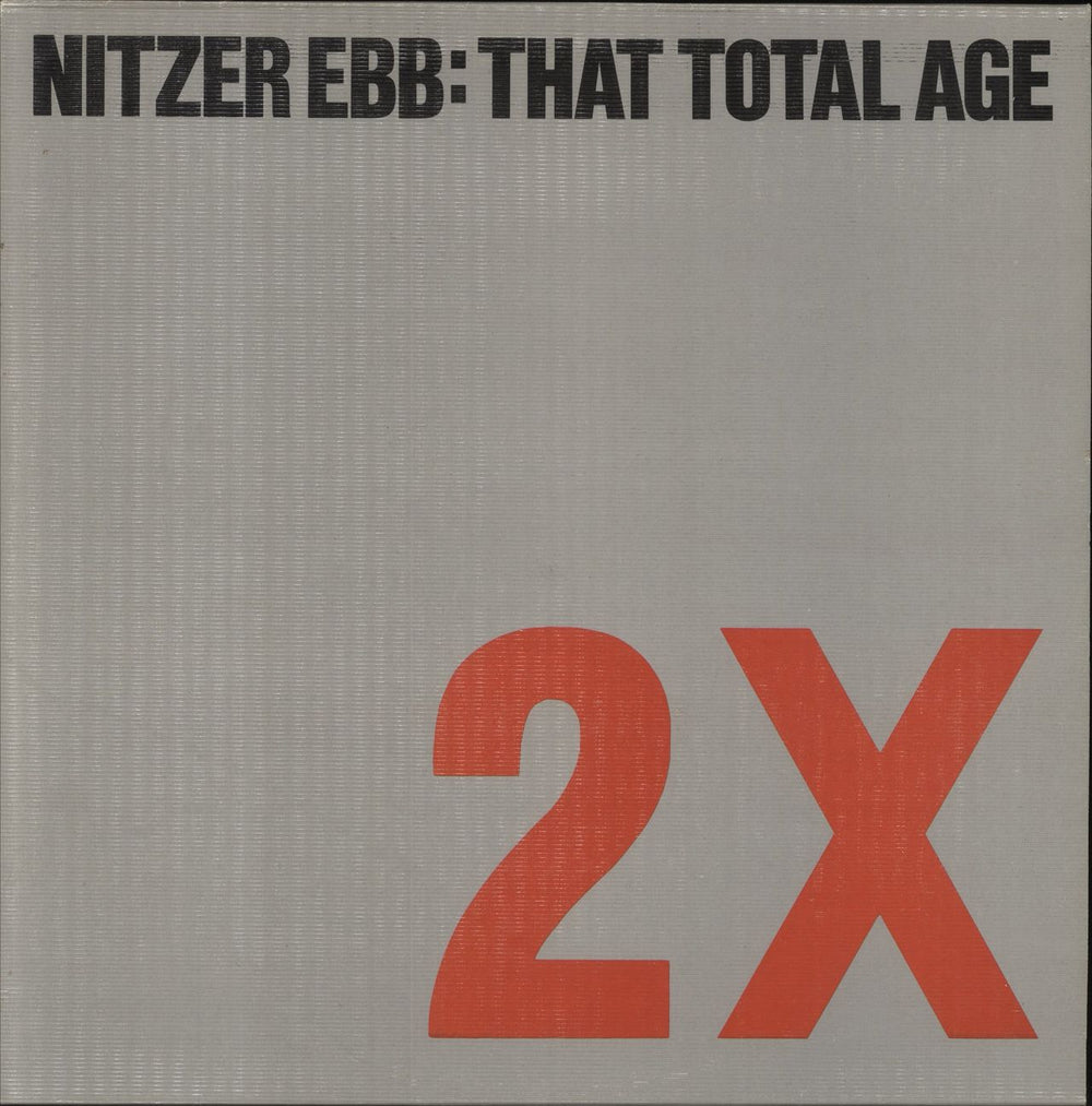 Nitzer Ebb That Total Age UK 2-LP vinyl record set (Double LP Album) LSTUMM45