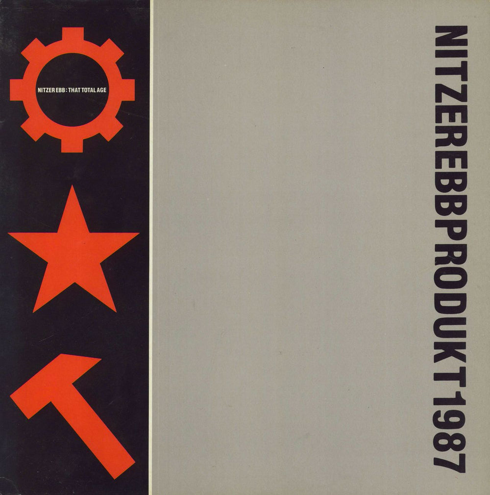 Nitzer Ebb That Total Age UK vinyl LP album (LP record) STUMM45