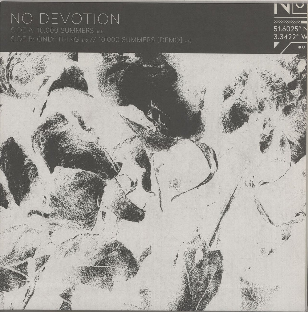 No Devotion 10,000 Summers - Lilac Vinyl UK 12" vinyl single (12 inch record / Maxi-single) CLTD1006