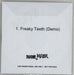 Noel Gallagher Freaky Teeth [Demo] UK Promo CD-R acetate NGLCRFR576704