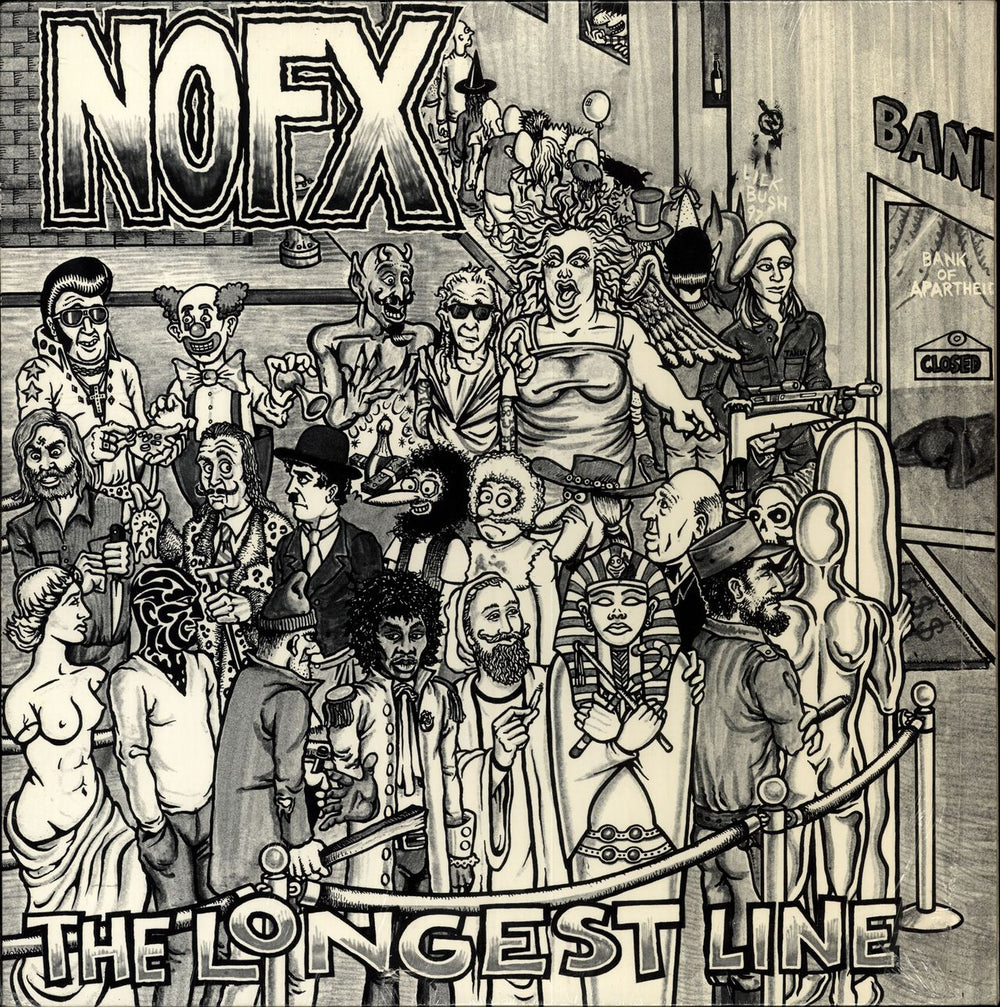 NoFX The Longest Line US 12" vinyl single (12 inch record / Maxi-single) FAT503-1