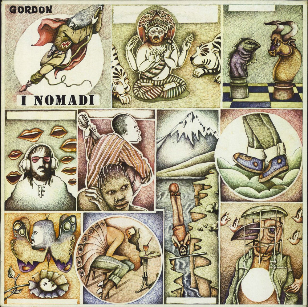 Nomadi Gordon Italian 2-LP vinyl record set (Double LP Album) 3C064-18118