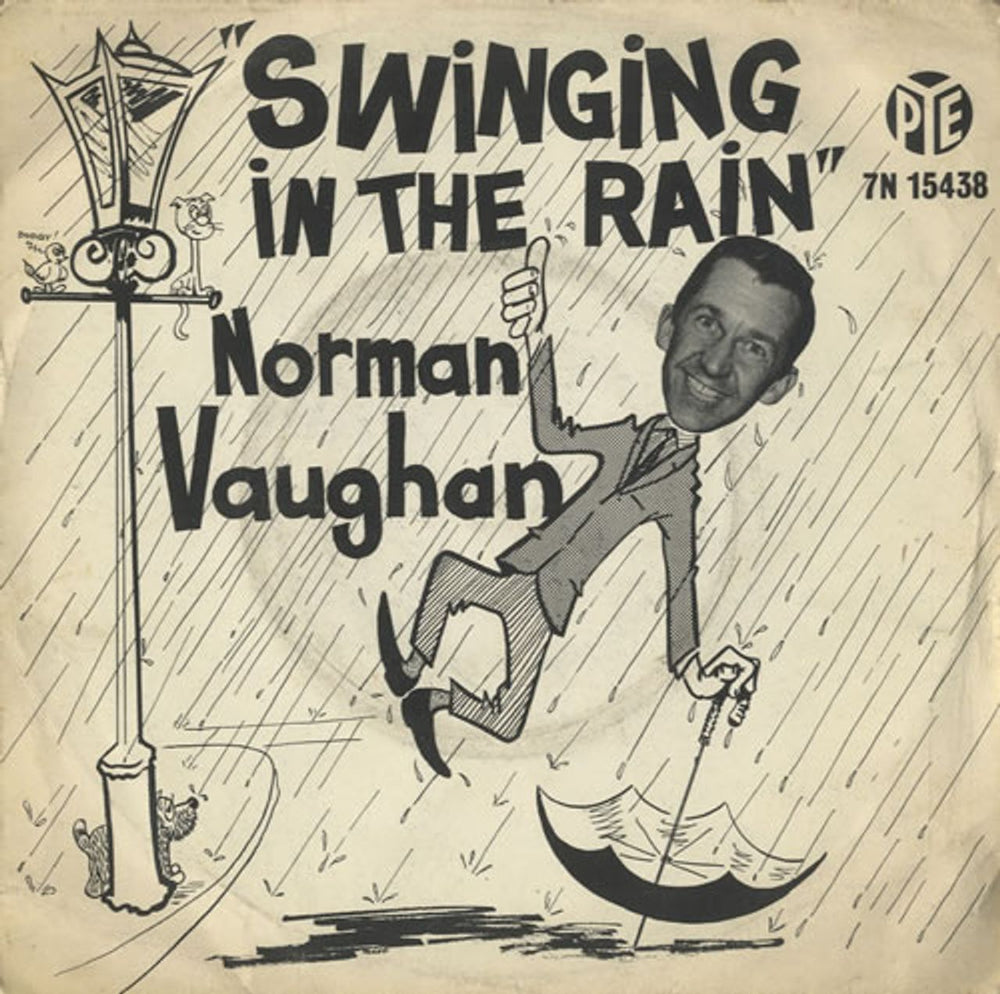 Norman Vaughan Swinging In The Rain - P/S UK 7" vinyl single (7 inch record / 45) 7N.15438