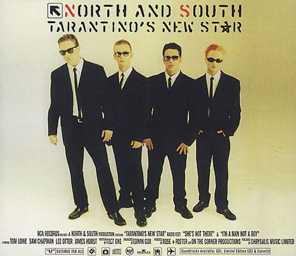 North & South Tarantino's New Star UK CD single (CD5 / 5") 501242