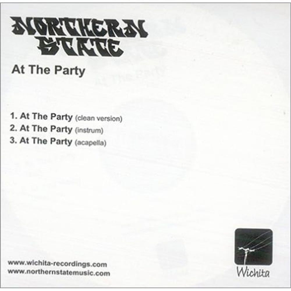 Northern State At The Party UK Promo CD-R acetate CD-R ACETATE