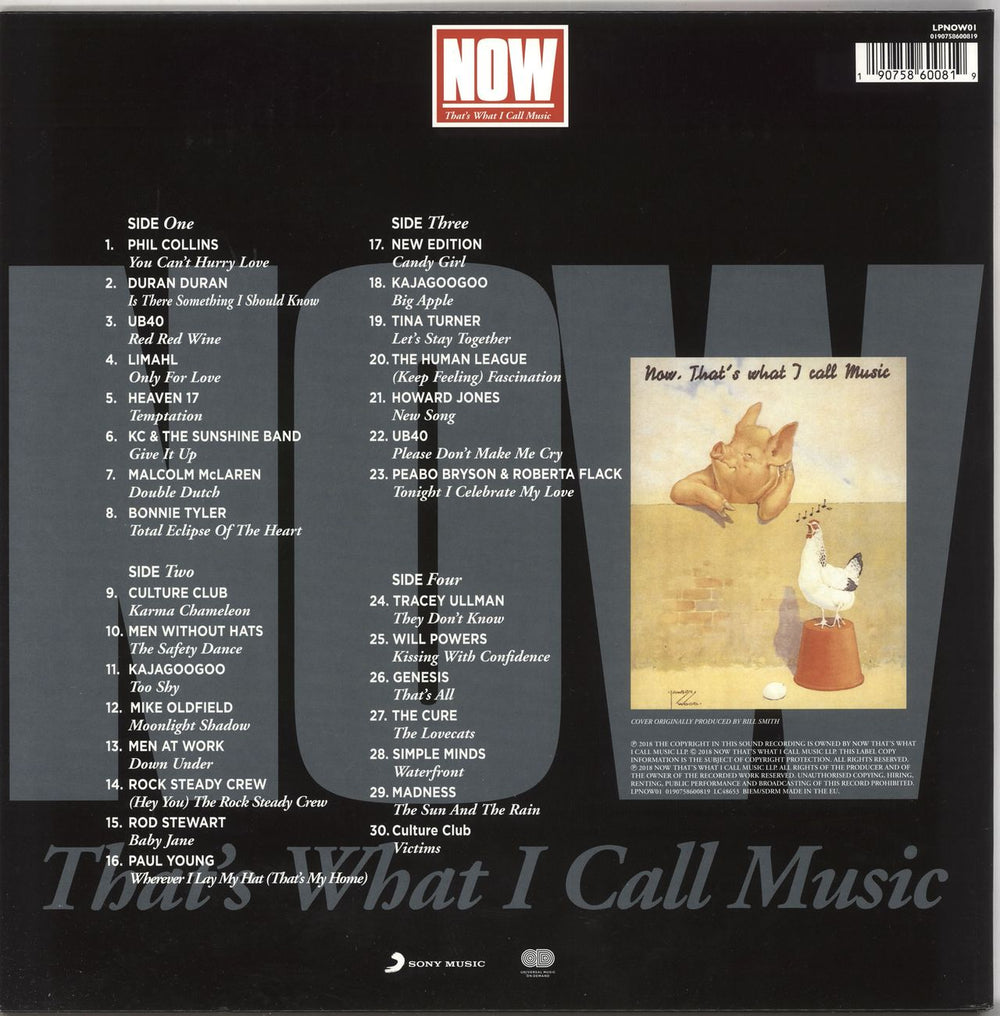 Now That's What I Call Music Now 1 UK 2-LP vinyl record set (Double LP Album) 190758600819