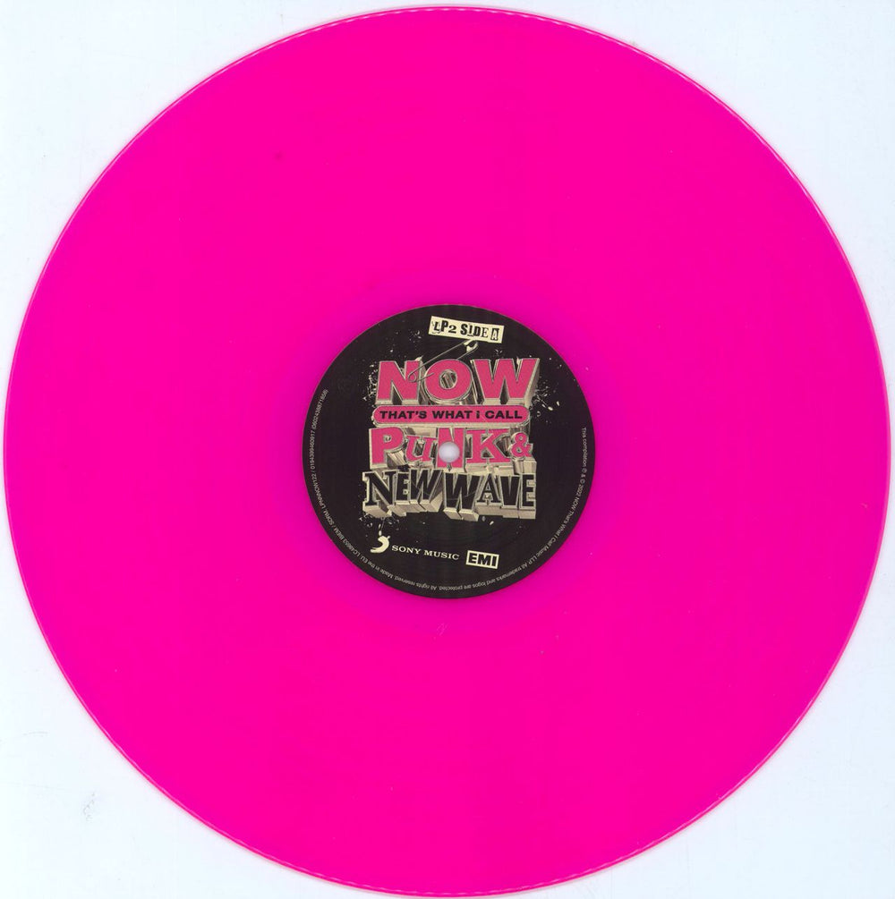 Now That's What I Call Music Now That’s What I Call Punk & New Wave - Pink Vinyl UK 2-LP vinyl record set (Double LP Album) N.W2LNO792767