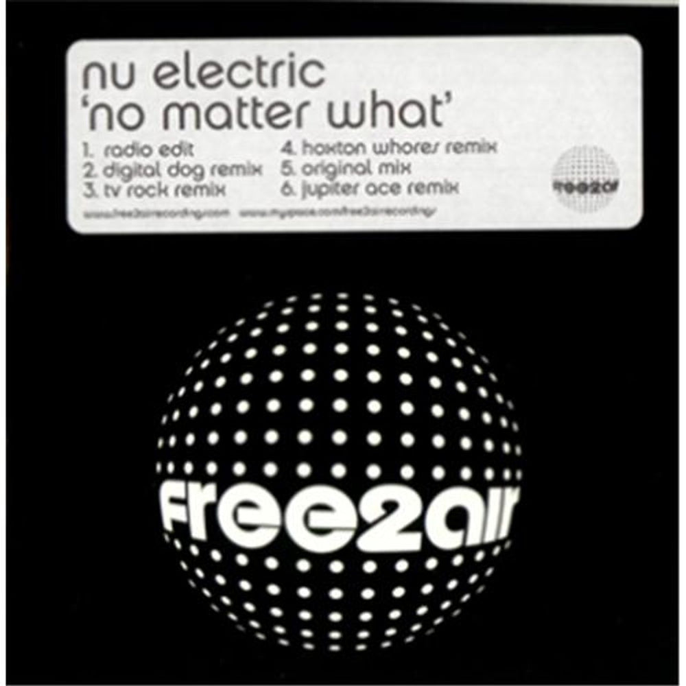 Nu Electric No Matter What UK Promo CD single (CD5 / 5") F2A10CDSP