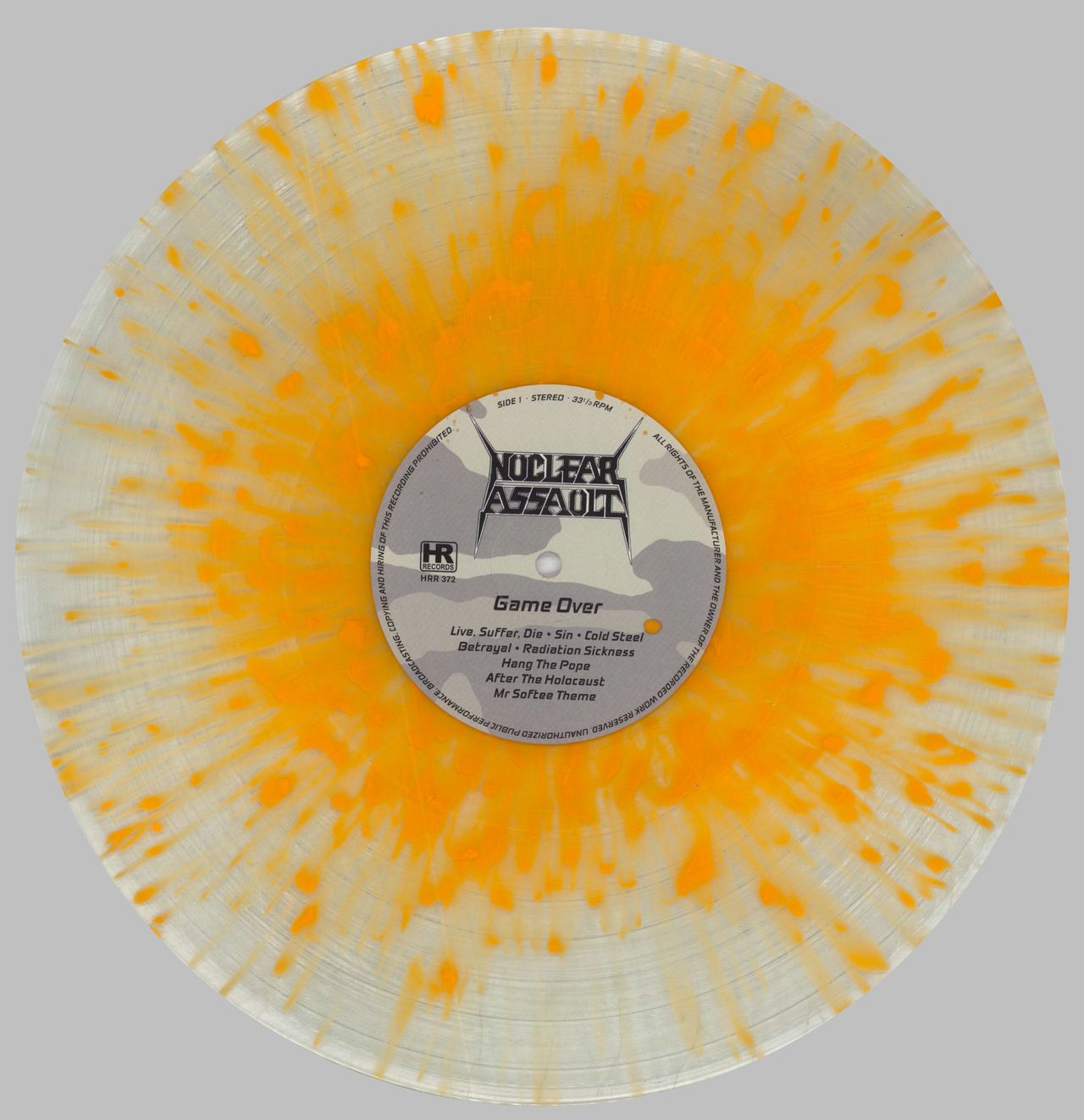 Nuclear Assault Game Over German Vinyl LP — RareVinyl.com