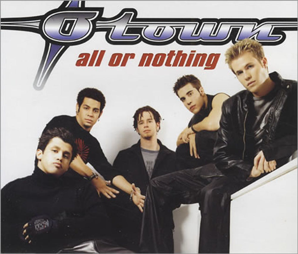 O-Town All Or Nothing UK Promo CD single (CD5 / 5") ALLORNOTH1