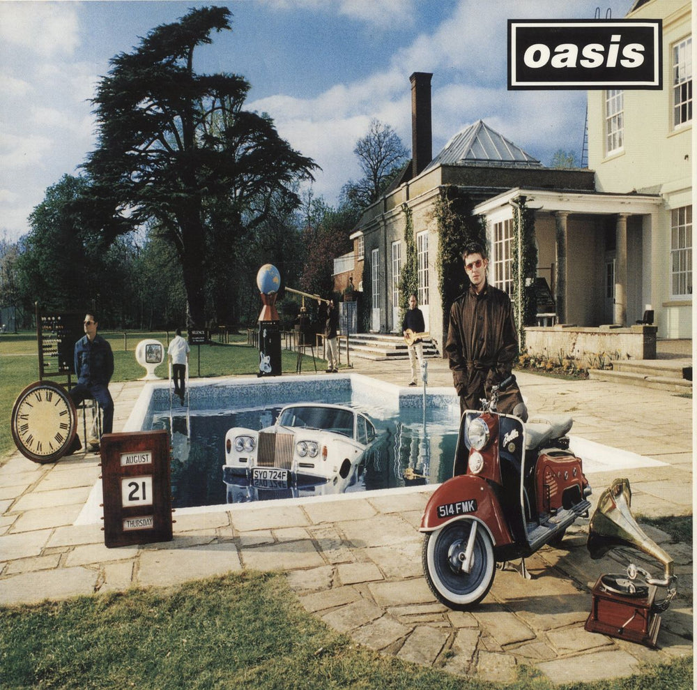 Oasis Be Here Now - EX UK 2-LP vinyl record set (Double LP Album) CRELP219