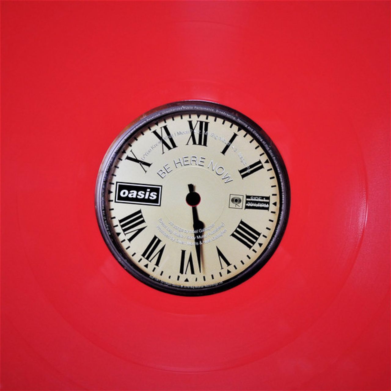 Oasis Be Here Now - Red Vinyl Japanese 2-LP vinyl set — RareVinyl.com
