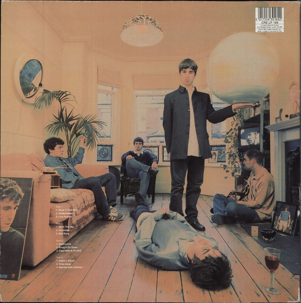 Oasis Definitely Maybe - 1st - MPO - EX UK 2-LP vinyl record set (Double LP Album) 5017556301692