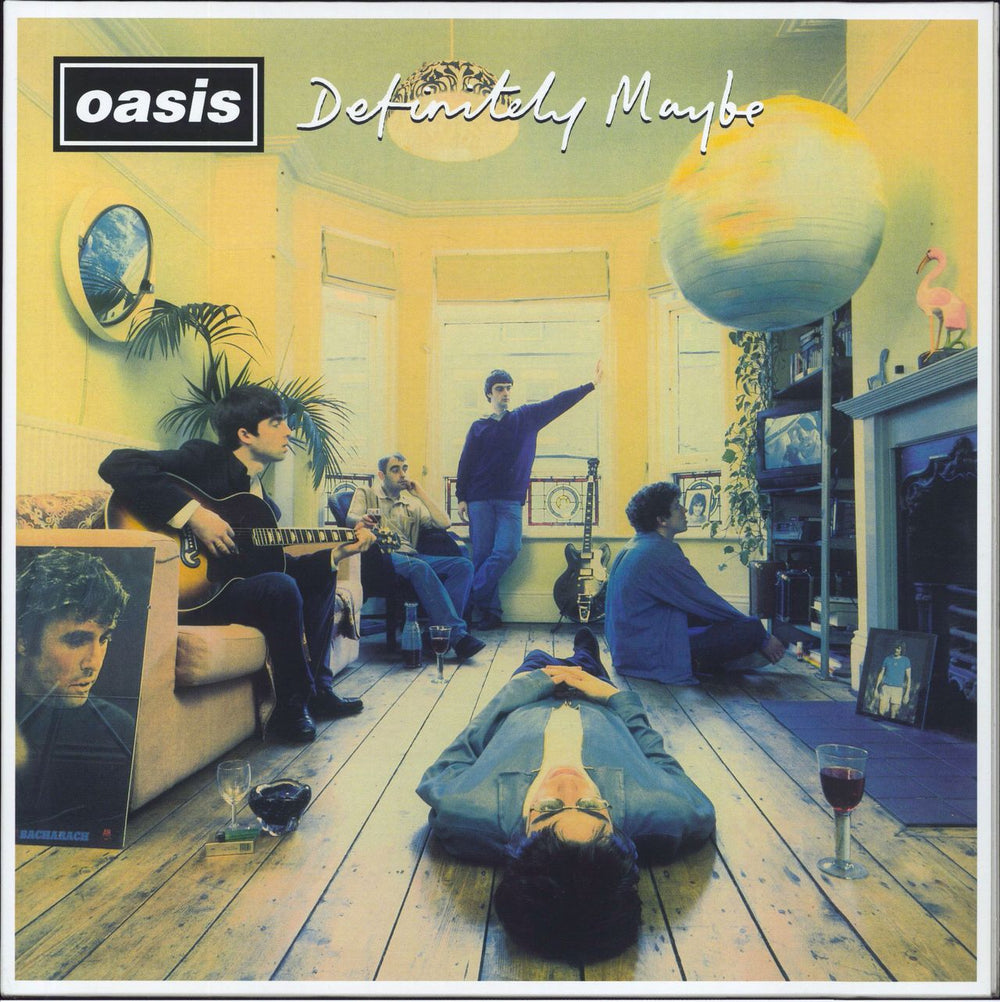 Oasis Definitely Maybe: 25th Anniversary - Silver UK 2-LP vinyl record set (Double LP Album) RKIDLP70C