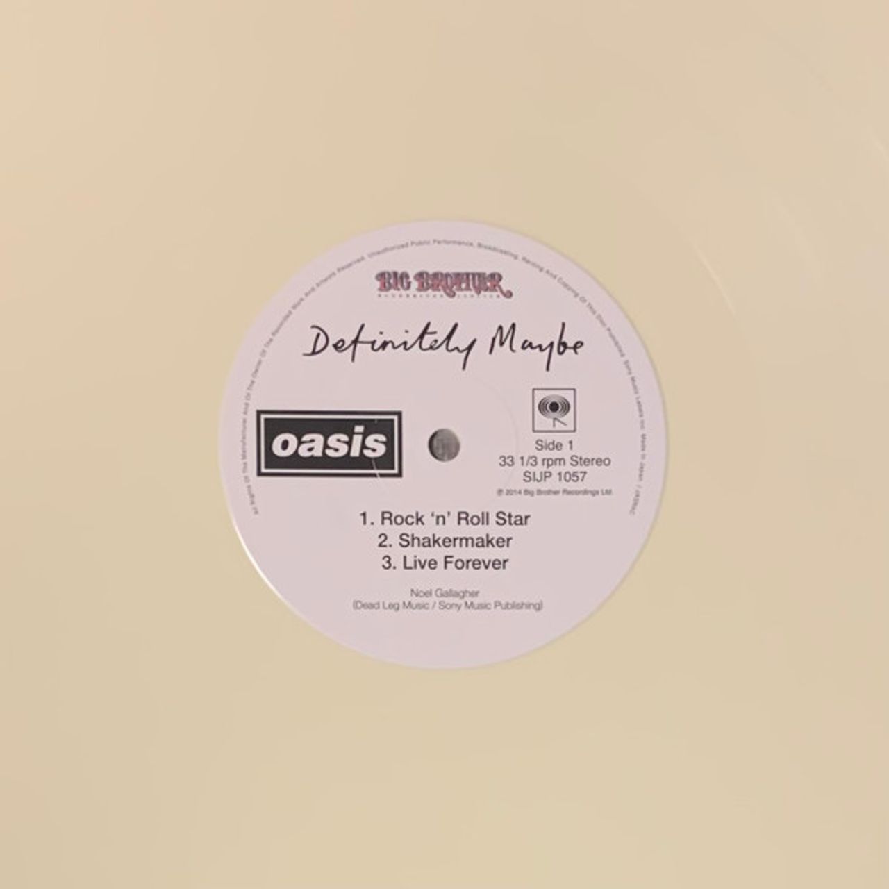 Oasis Definitely Maybe - Ivory Vinyl Japanese 2-LP vinyl set