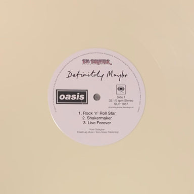 OASIS「Definitely Maybe 」/2LP/Ivory Vinyl Oasis Definitely Maybe - Ivory Vinyl - Live '25 Obi Japanese 2-LP